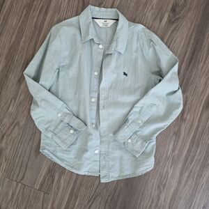 H&M Soft Blue Collared Shirt